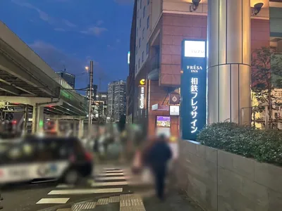 花かんざしへの道順 4／6：二つ目の路地を右折します。