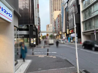 シャンクスへの道順 15／16：左手路地を越えて直進を続けます。