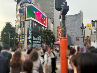 美人茶屋 新宿 （ビジンチャヤ シンジュク）への道順 3／11：正面の横断歩道を渡って路地に入ります。