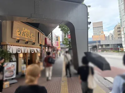 香坂 （コウサカ）への道順 4／9：横断歩道を渡ったら、道路を右手に直進します。