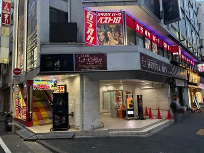 新世界 （シンセカイ）への道順 10／10：横断歩道を渡ると五反田新世界の入る「五反田味ビル」があります。