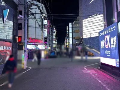 るーじゅ （ルージュ）への道順 12／17：二つ目の十字路も超えて直進します。