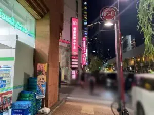 まほら (マホラ）への道順 5／11：左手の一つ目の路地を越えます。