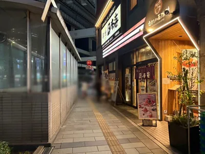 バスキアへの道順 5／10：渡ったら左折します。