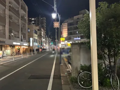 新小岩　シェリスへの道順 7／8：道路を左手に直進します。