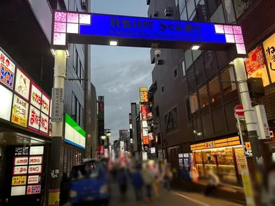 プラウディアへの道順 7／9：左折をしたら突き当たるまで直進します。