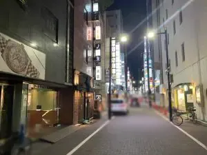 まほら (マホラ）への道順 7／11：左折をしたら直進します。