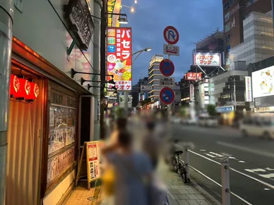 ビゼへの道順 4／8：直進します。