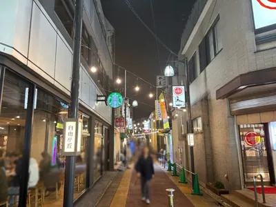 自由が丘　わたりだこへの道順 4／8：左折後直進します。