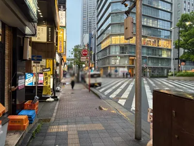 セバスチャンへの道順 14／16：横断歩道を渡ります。