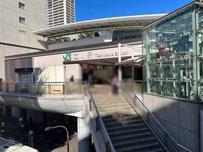 オブロングラウンジへの道順 1／6：「立川駅」南口を出ます。