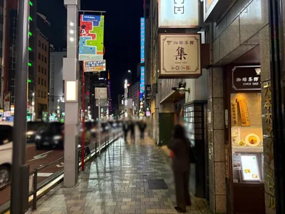シエルへの道順 4／6：右折をしたら直進します。