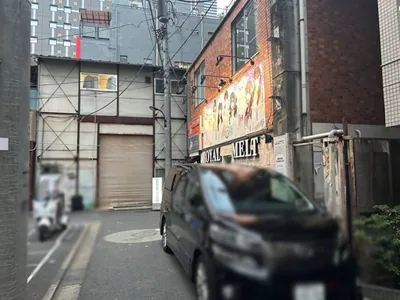 ロイヤルメルトへの道順 12／12：直進をすると突き当りの手前の右手に歌舞伎町ロイヤルメルトが入るビルがあります。