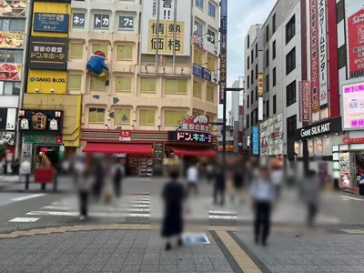 セレクションへの道順 3／6：一つ目の横断歩道を渡ります。