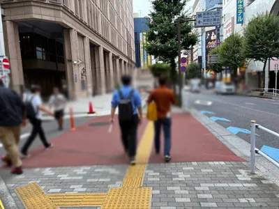 アマテラスへの道順 9／12：一つ目の左手路地を越えて直進します。