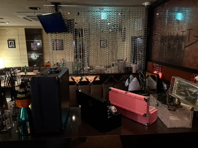 ハイアット朝の店内