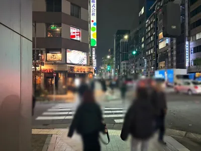 セブンへの道順 8／9：二つ目の十字路も超えて直進を続けます。