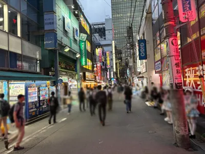 秋葉原　くノ一育成所 （東京忍者BAR 秋葉原 くノ一育成所）への道順 7／8：直進します。