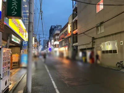 シャンデルへの道順 4／5：十字路を越えて直進を続けます。