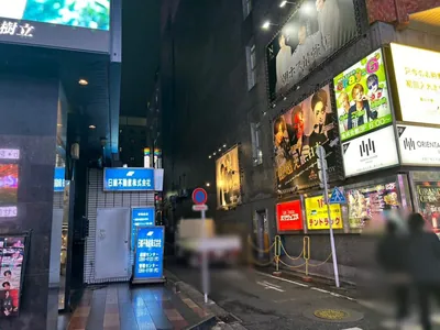 ワイズワイスへの道順 10／12：左手の路地に入ります。