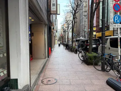 アユカワ （あゆかわ）への道順 8／10：T字路を越えて直進します。