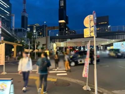 パラディへの道順 5／9：二つ目の横断歩道を渡り直進します。
